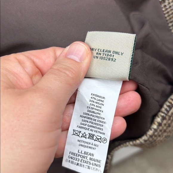 Vintage L.L. Bean Women's Brown Jacket with Elbow Patches - L - Picture 6 of 8